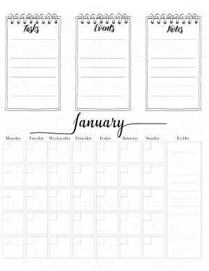 101 calendar templates