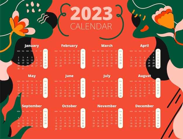 13 period calendar template