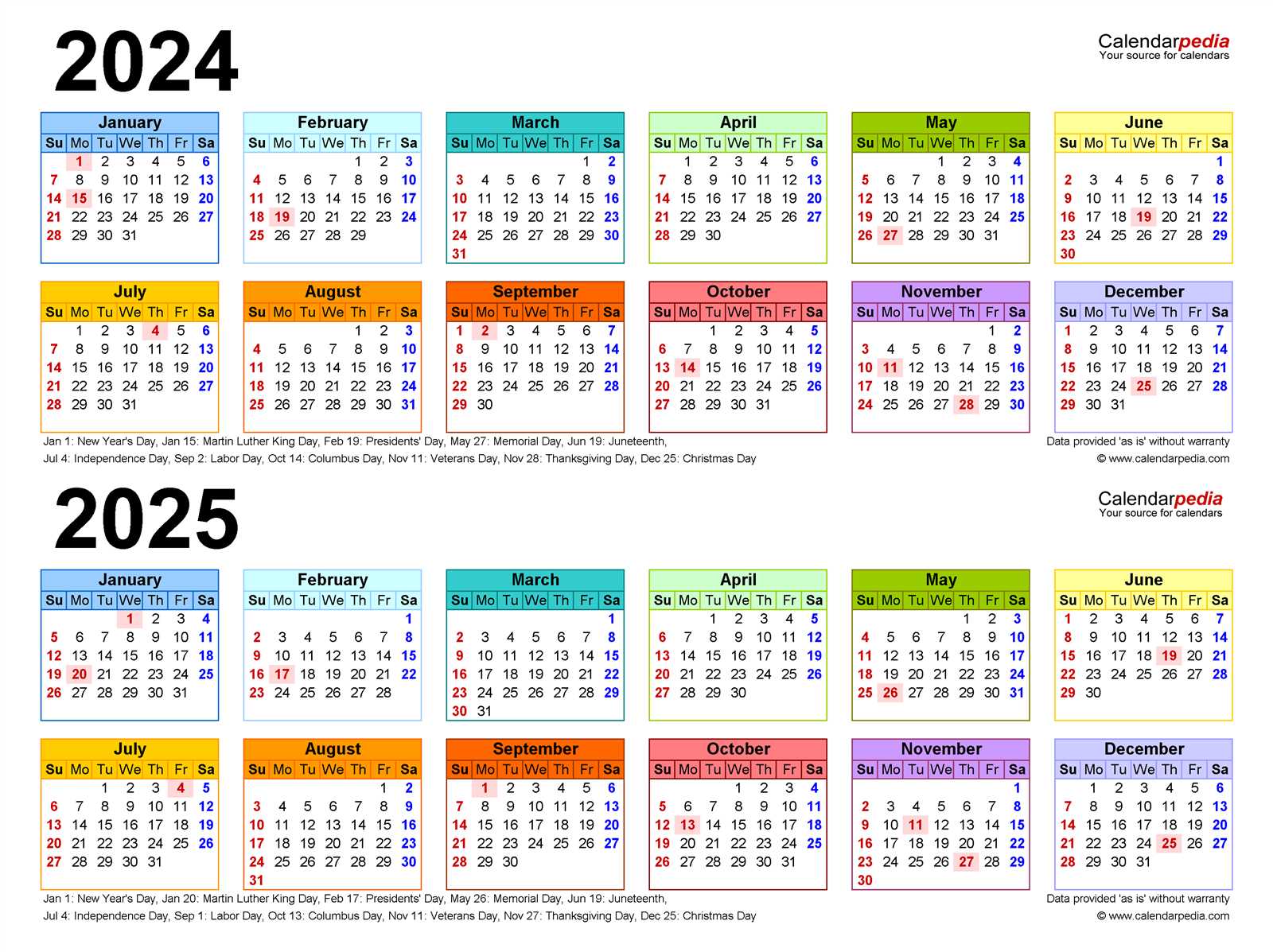 13 period calendar template