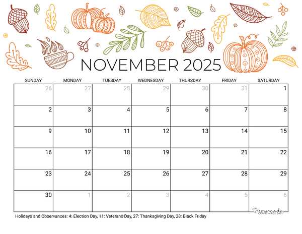 2025 17 calendar template