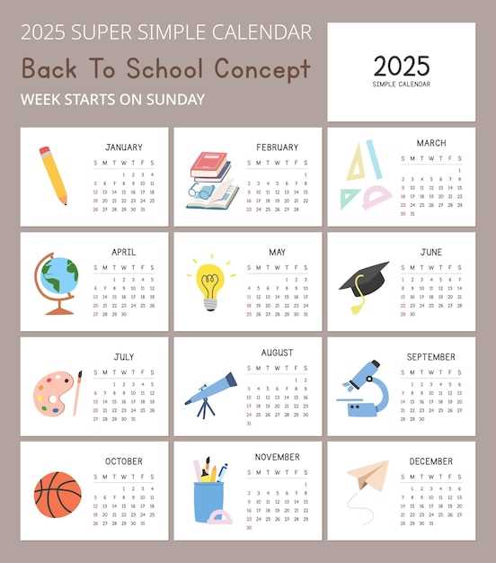 2025 19 academic calendar template