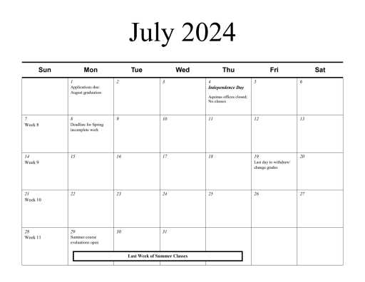 2025 19 academic calendar template