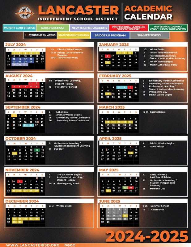 2025 2025 texas school calendar template