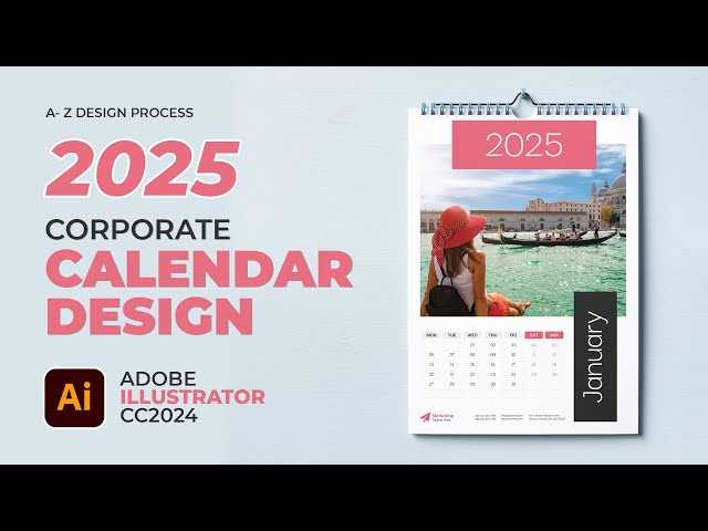 2025 calendar illustrator template