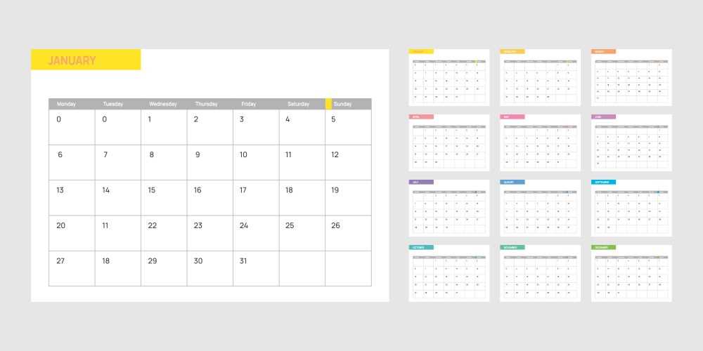 2025 calendar illustrator template