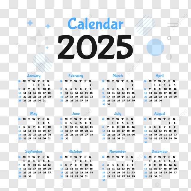 2025 calendar illustrator template