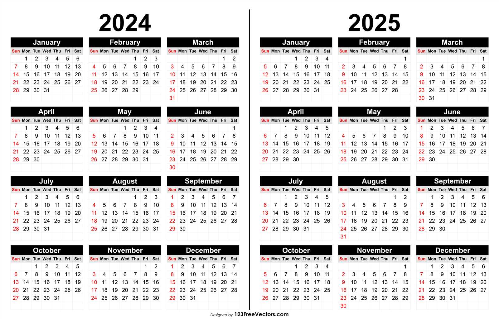 2025 editable calendar template free