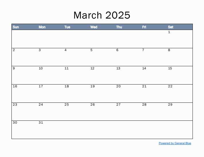 2025 printable calendar template free