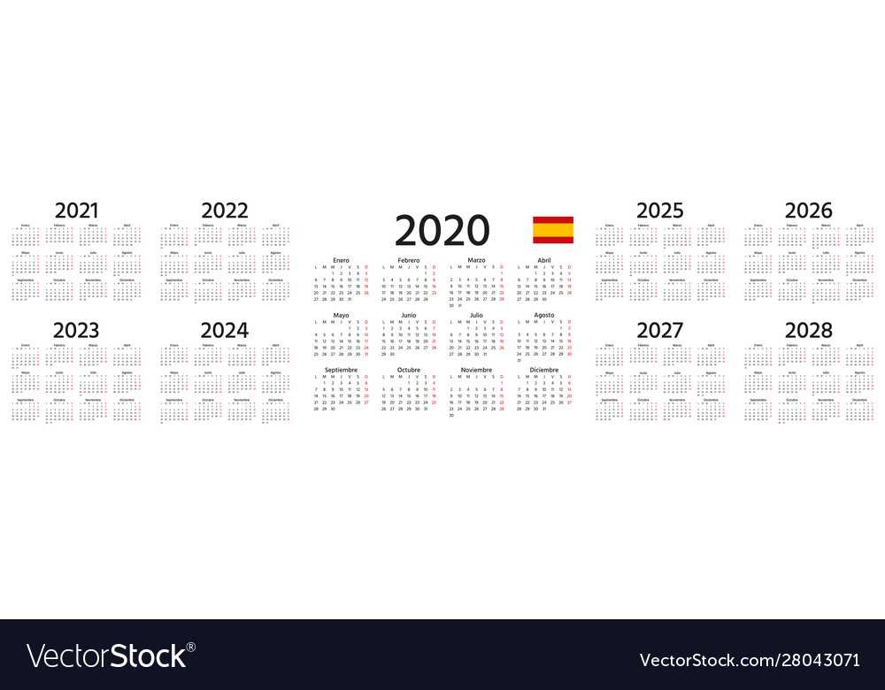 2025 spanish calendar template