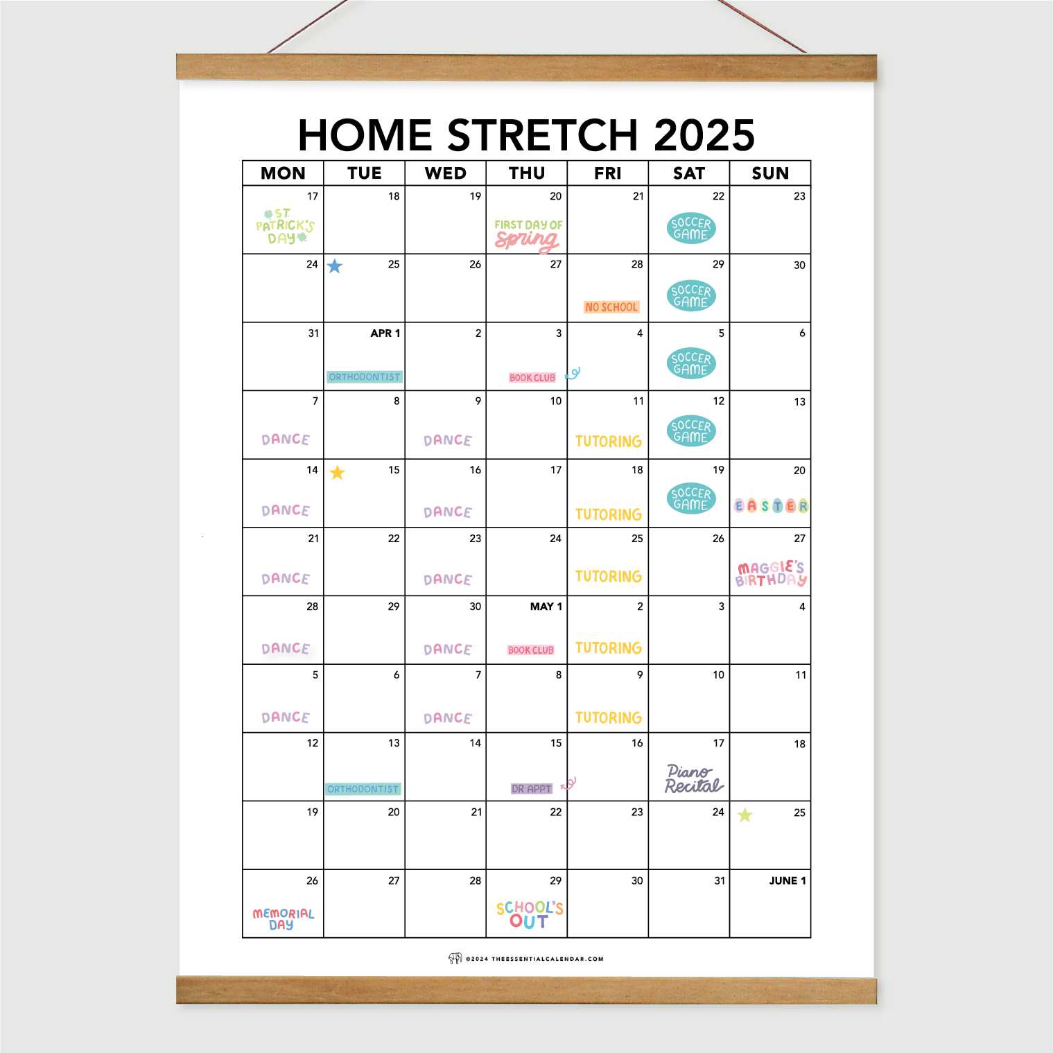 2025 weight loss calendar template