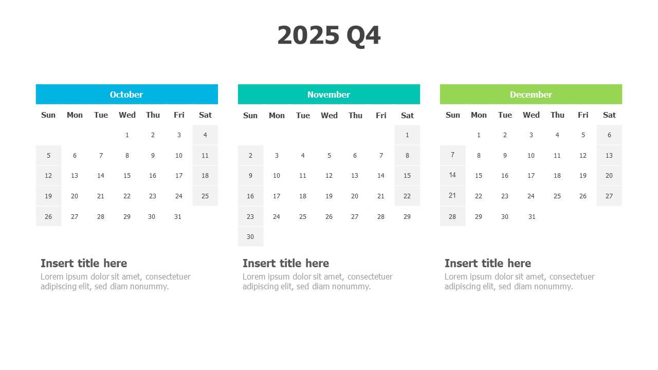 2025 calendar template powerpoint