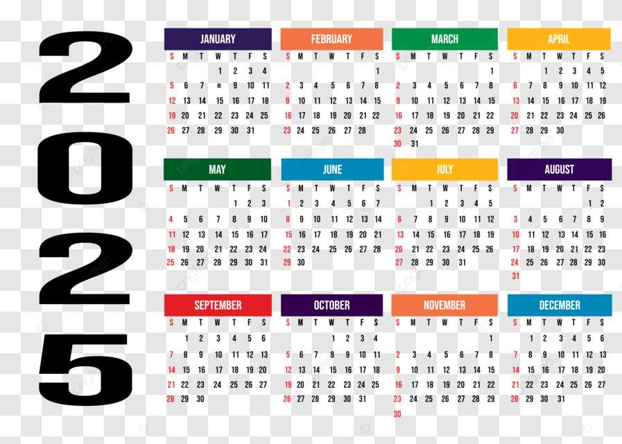 2025 calendar template powerpoint