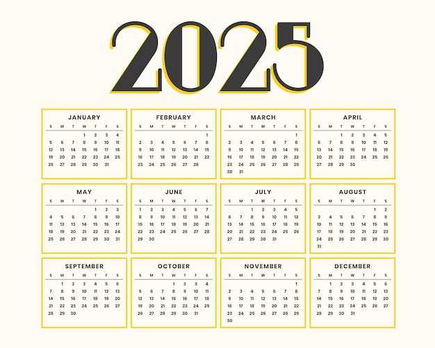 2025 events calendar template