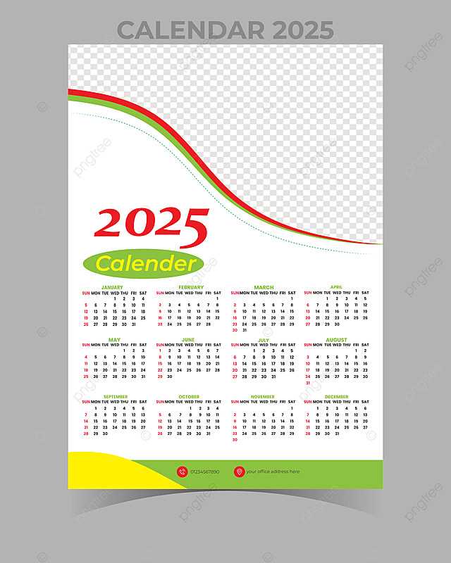 2025 events calendar template