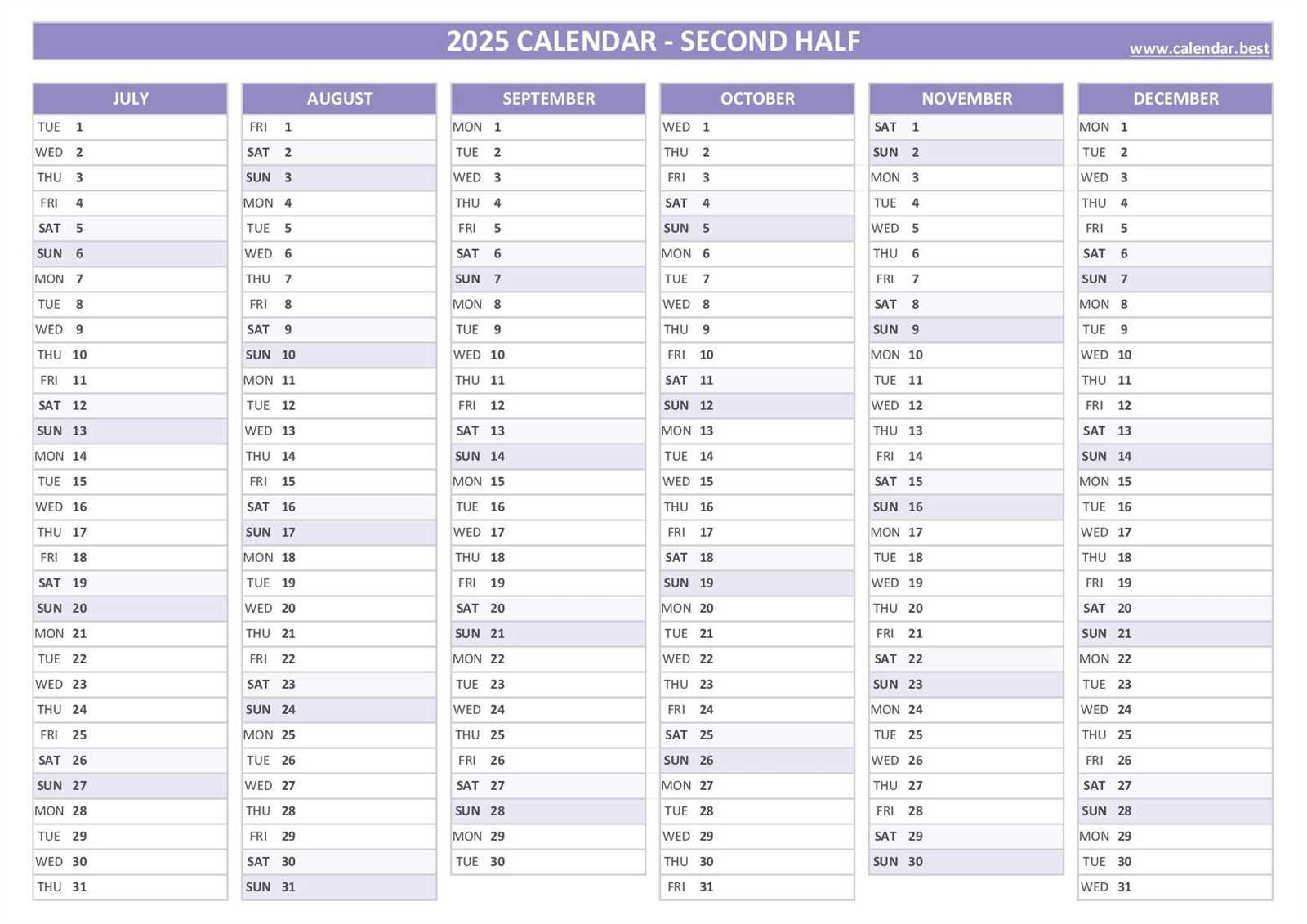 2025 fillable calendar template free