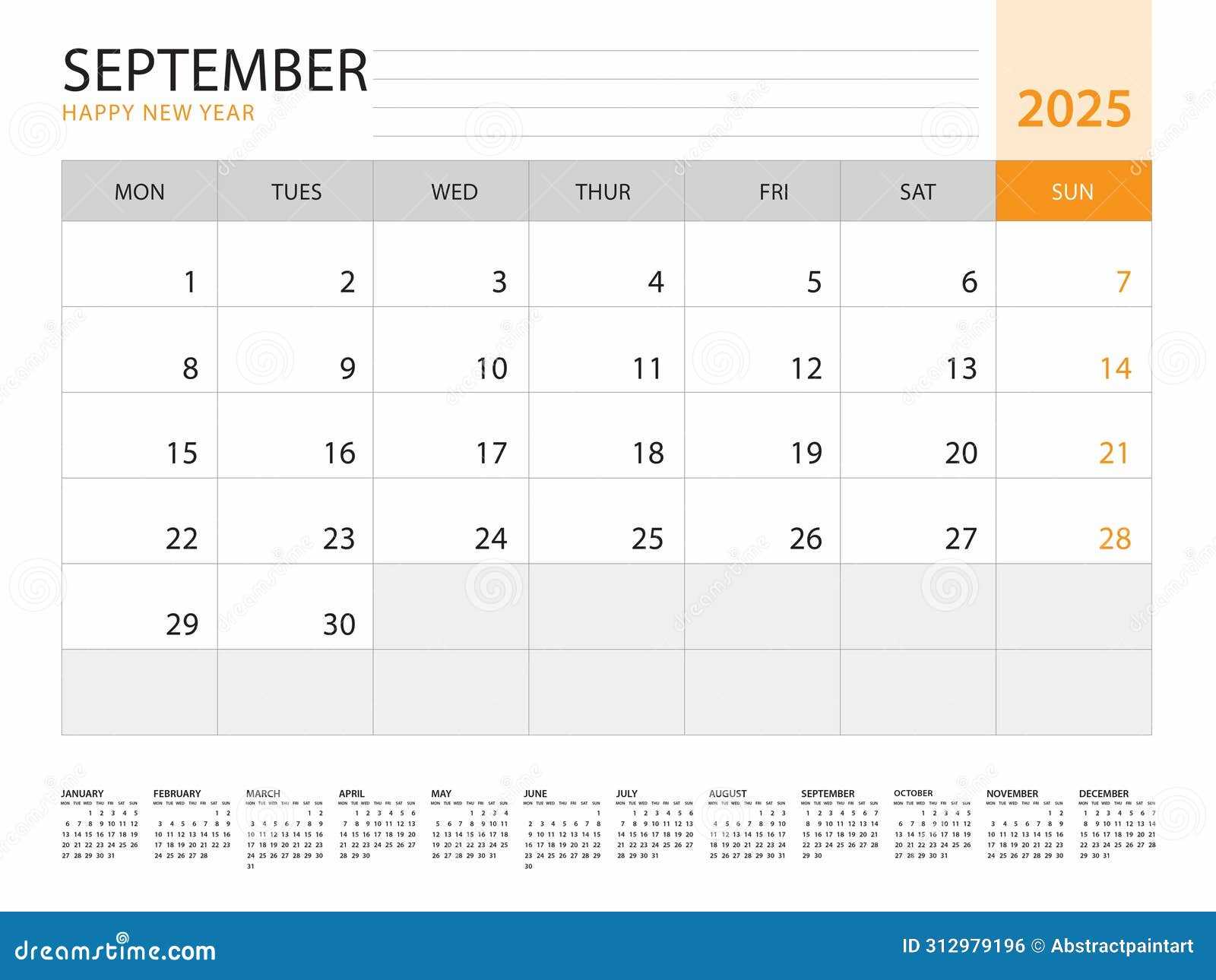 2025 ppt calendar template