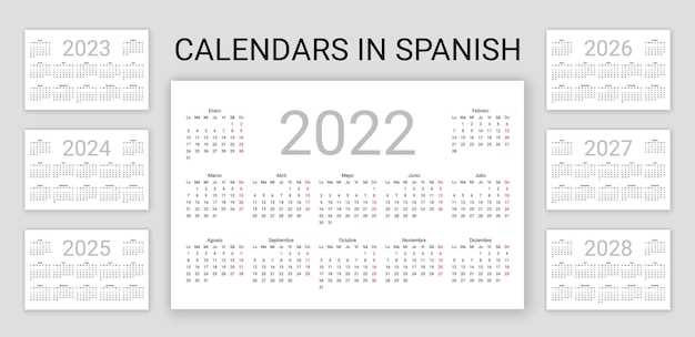 2025 spanish calendar template