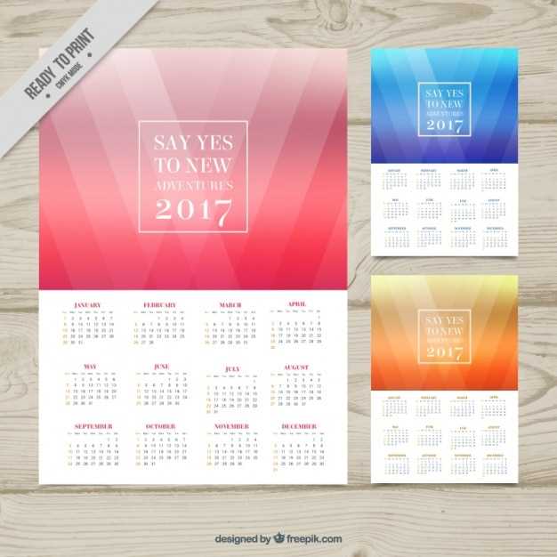 24 x 36 calendar template