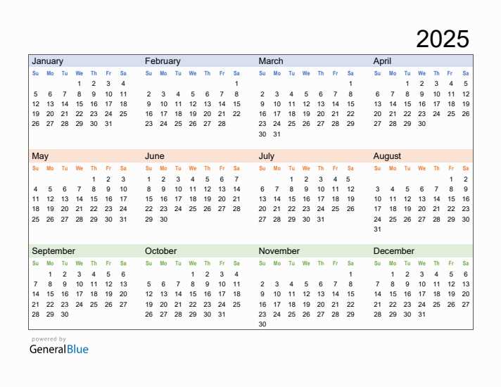 3 month calendar 2025 template