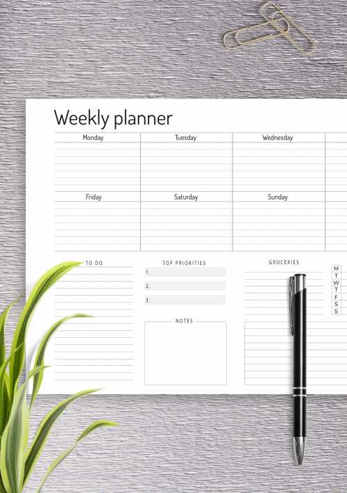 3 week calendar template