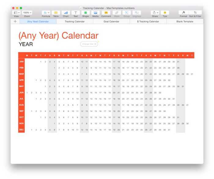 4 5 4 calendar template