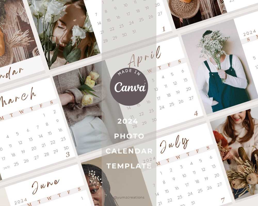 5x7 calendar template