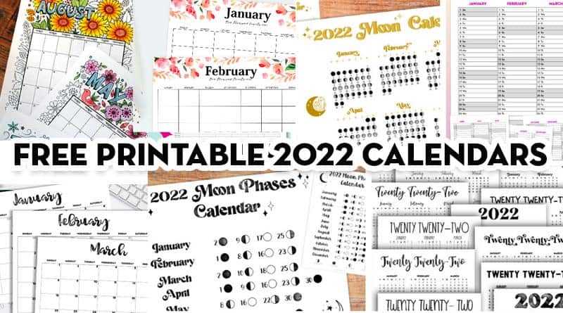 5x7 calendar template free