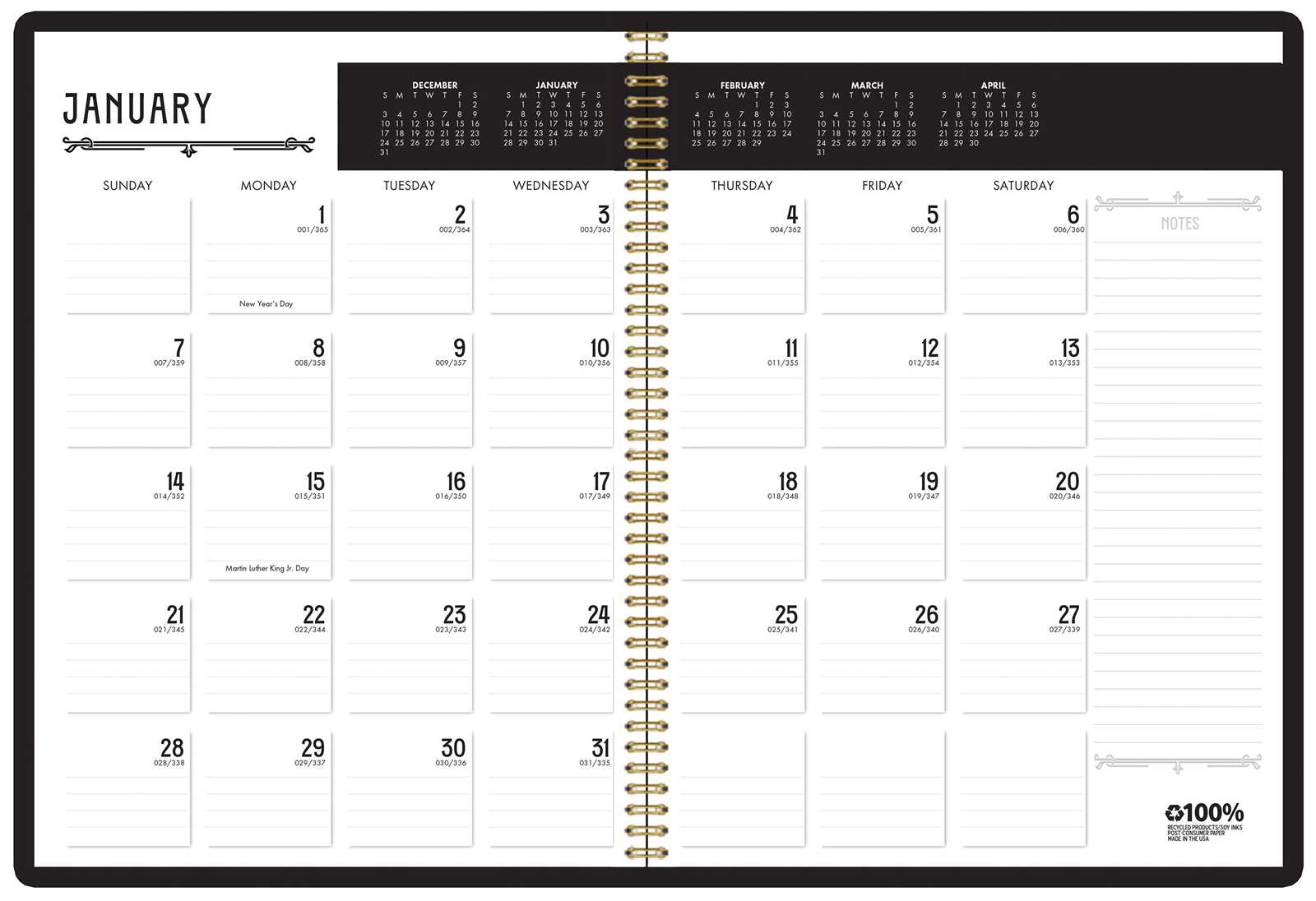 8 1 2 x 11 calendar template