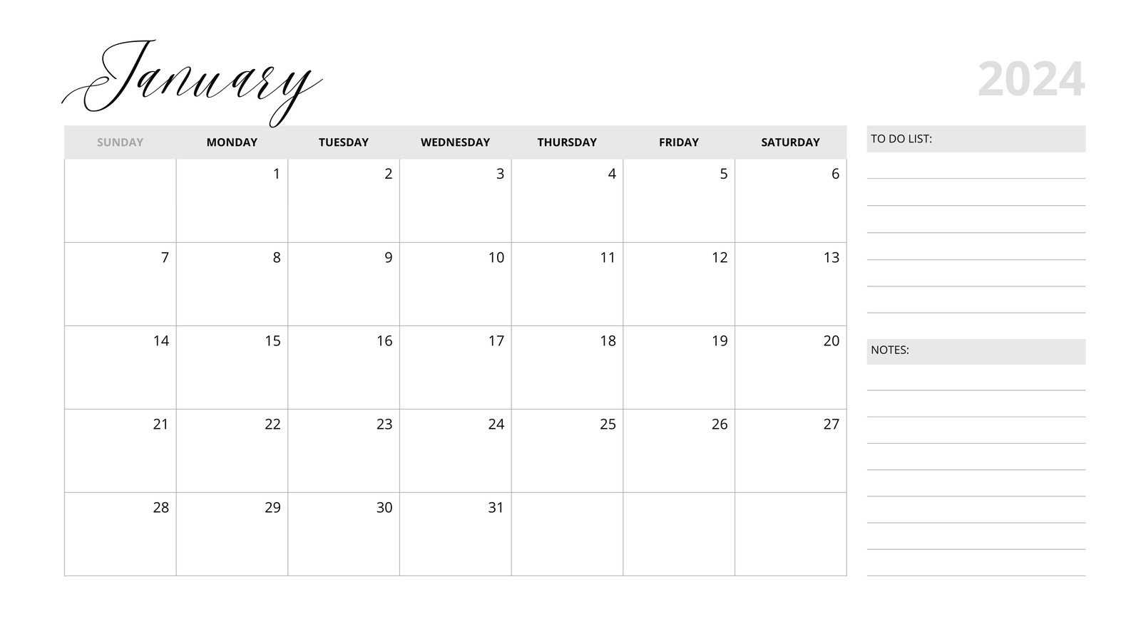 8 1 2 x 11 calendar template