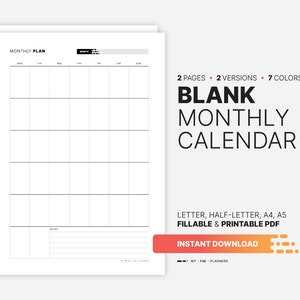 8.5 x 5.5 calendar template