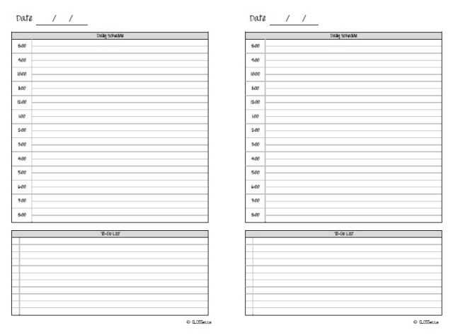 8.5 x 5.5 calendar template