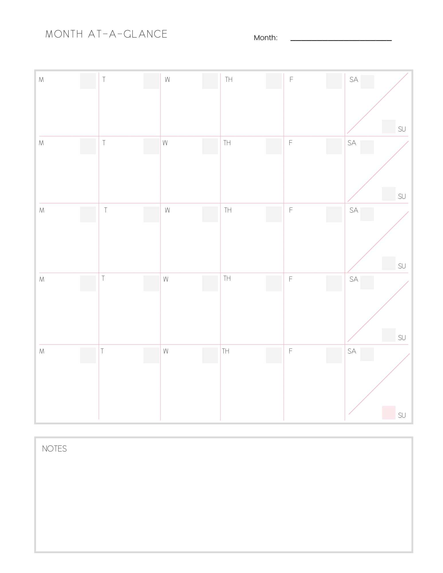 90 day calendar template