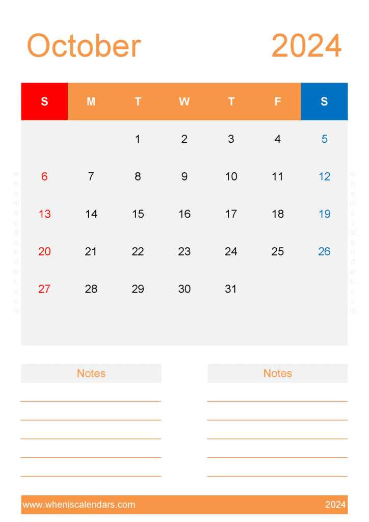 a4 blank calendar template