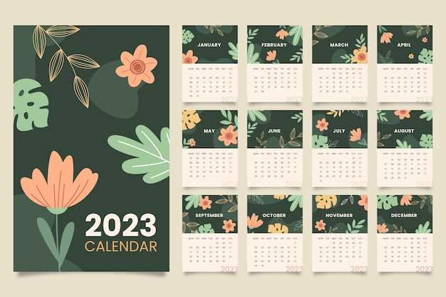 a5 calendar template