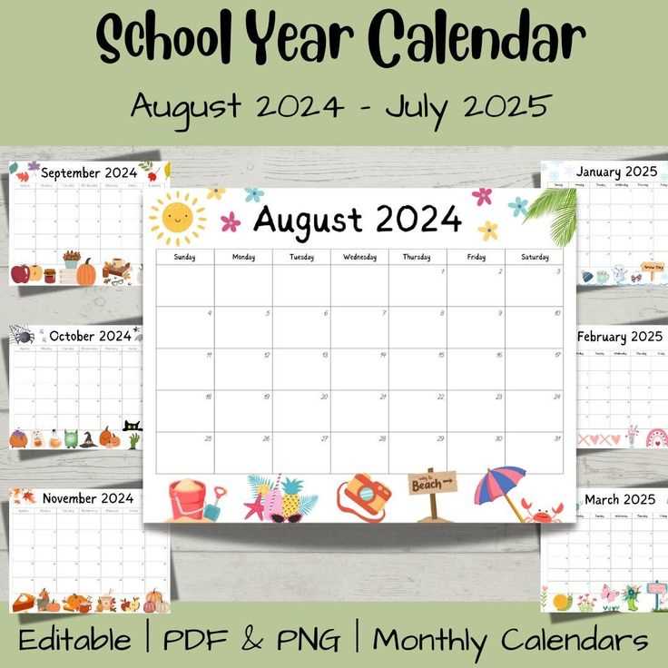 academic calendar 2025 19 template