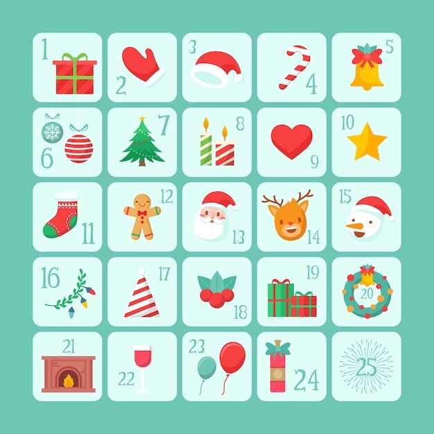 advent calendar powerpoint template