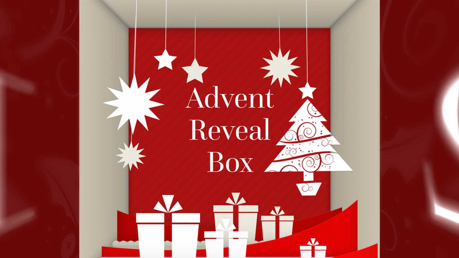 advent calendar reveal template