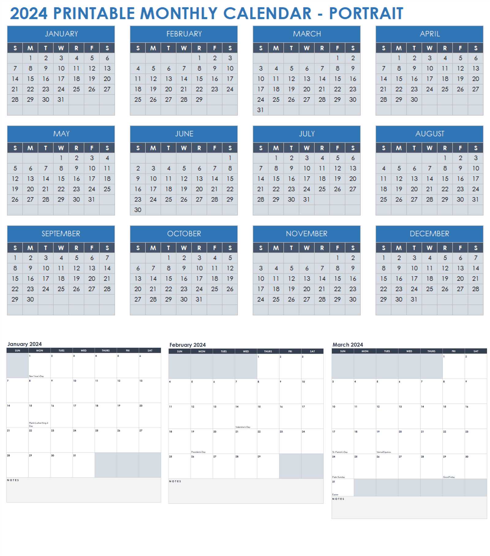 annual birthday calendar template