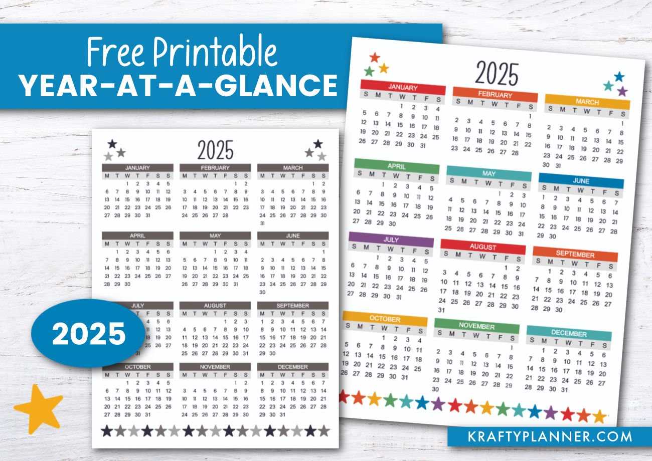 annual planning calendar template 2025