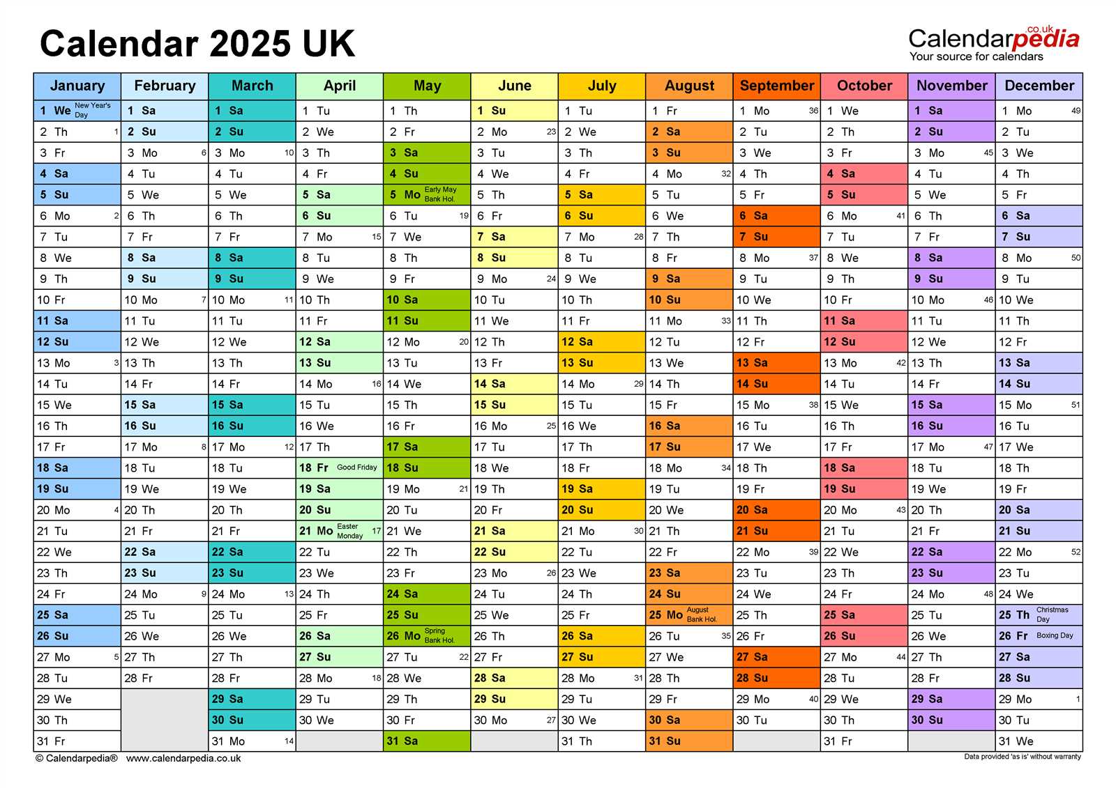 annual planning calendar template 2025