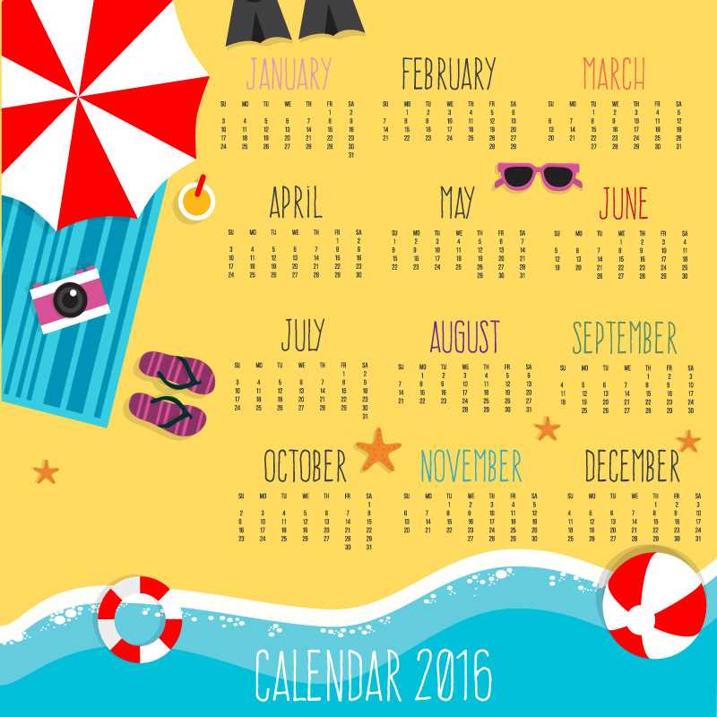 best calendar design templates