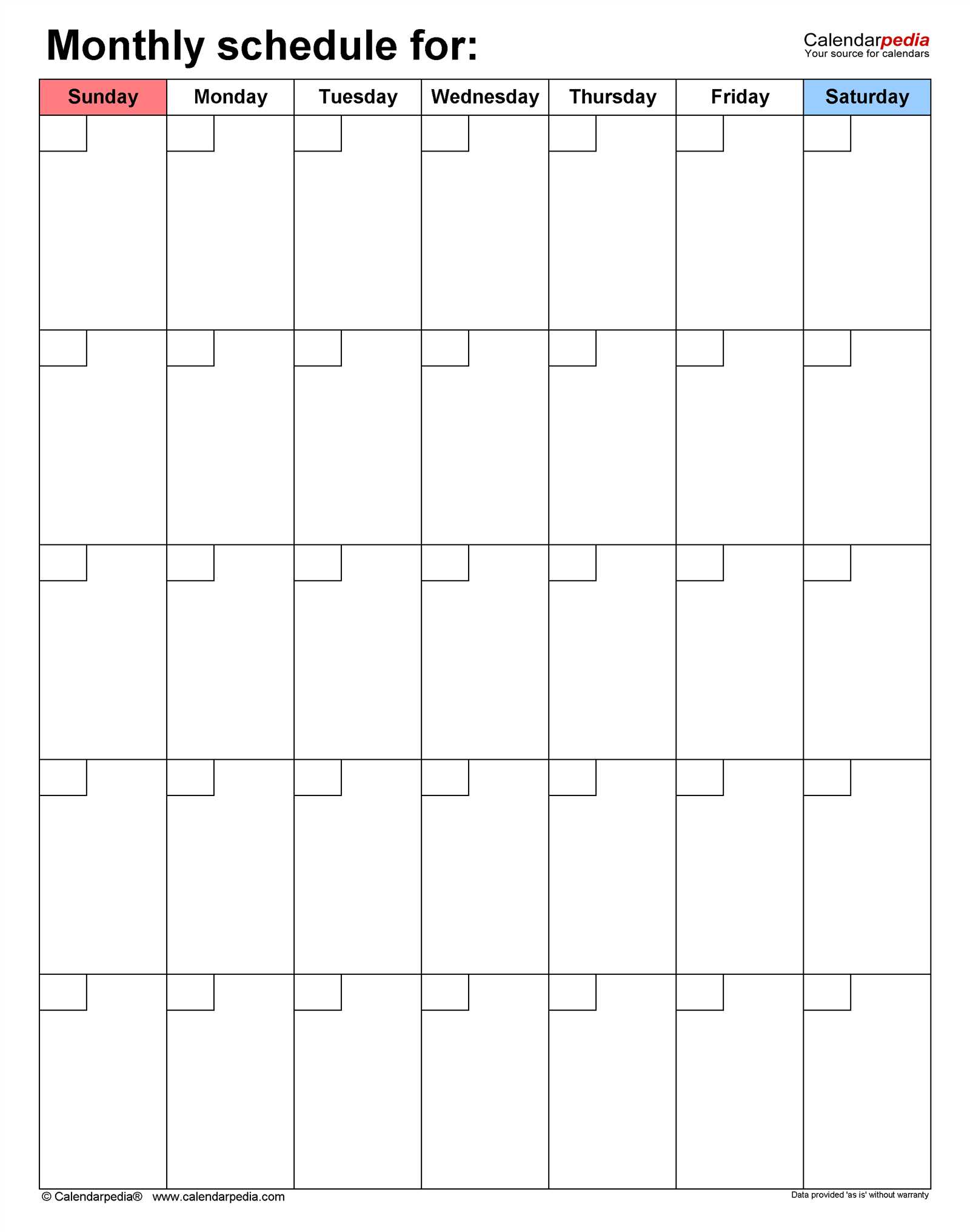 blank appointment calendar template