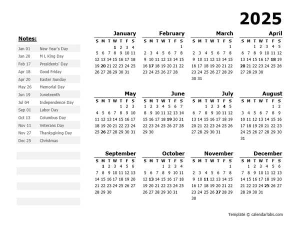 blank calendar template november 2025 printable