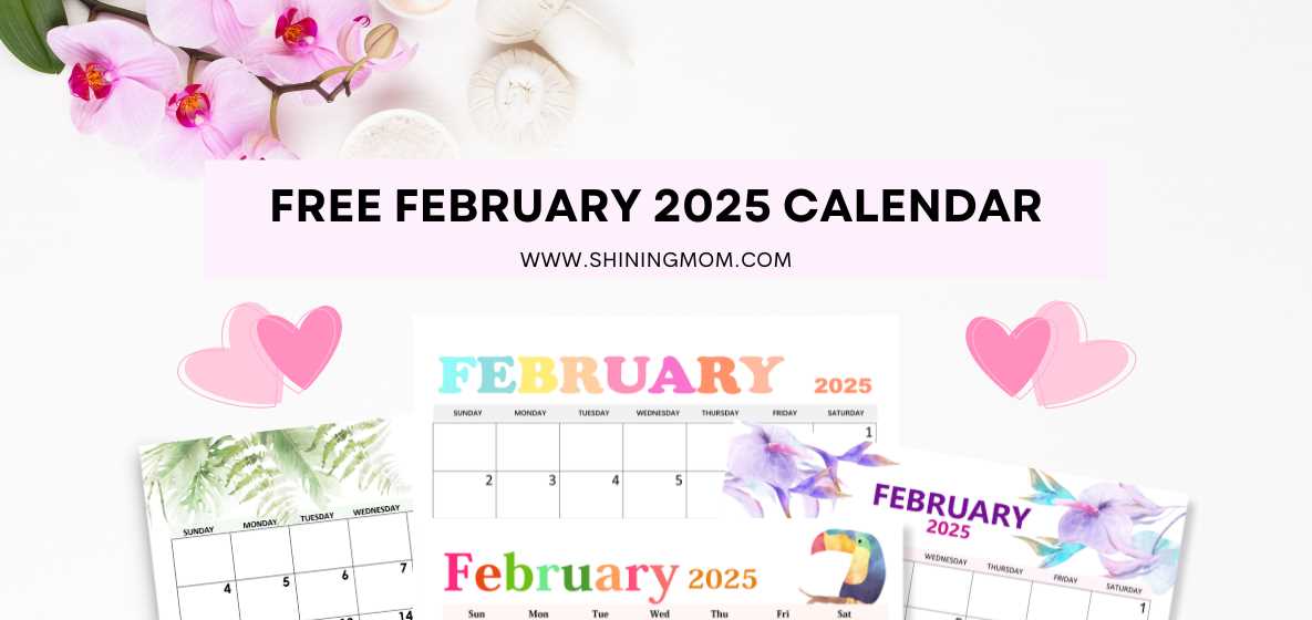 blank february calendar template