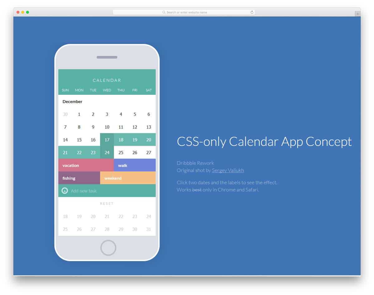 bootstrap event calendar template