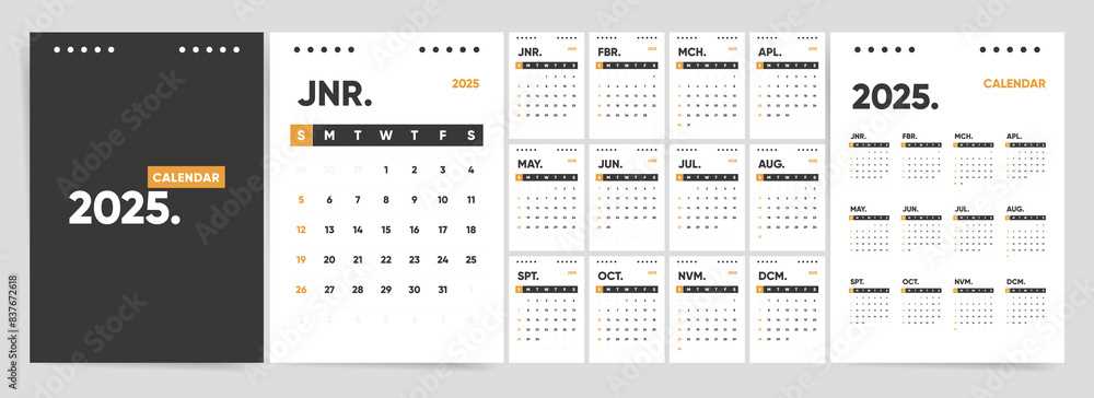 business calendar template