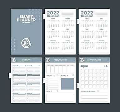 business calendar template