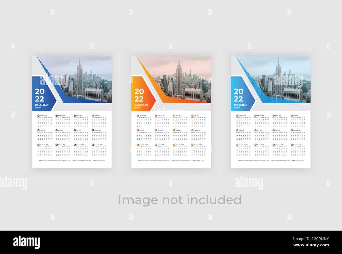 business card calendar template