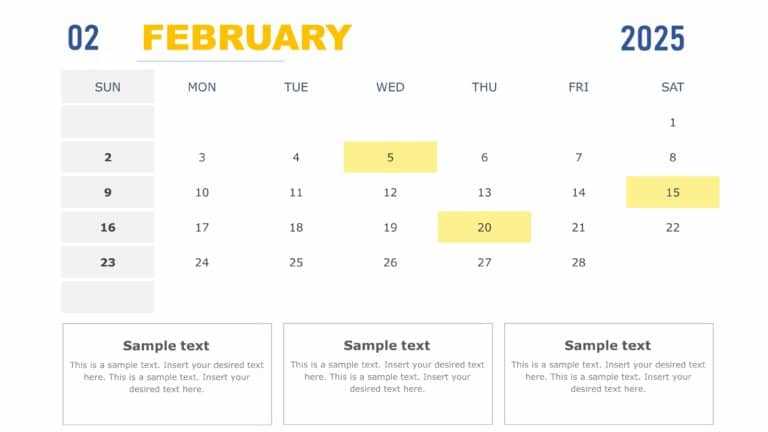 calendar 2025 powerpoint template