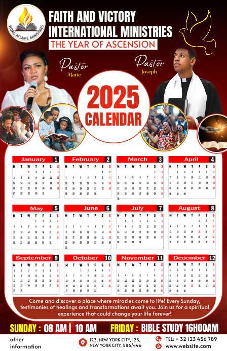 calendar 2025 template design